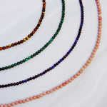 Natural Stone Beads Single Strand Necklace