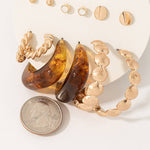 Assorted Stud & Hoop Earrings Set