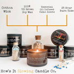 Look At You Buying A House & Sh*t 00% Natural Soy Candle - Sea Salt & Orchid