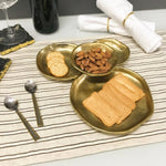 Gold Cluster 4 plate Dish