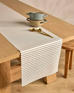 Stone Stripe Table Runner - 16" x 60"