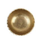 Gold Scalloped Edge Pedestal Bowl