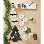 Ceramic Napkin Tray + Napkins - All is Bright