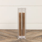 Moving Flame Beige Taper Candle Set/2