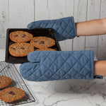 Stonewash Oven Mitt - Midnight Blue