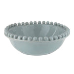 8" Ceramic Beaded Bowl - Coastal Blue