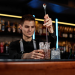 Long Teardrop Swivel Cocktail Spoon