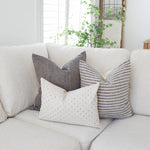 12x20 Dante Textured Brown & Blue Pillow Cover