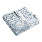 Adare Quilted Throw - Blue - 50x60"