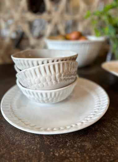 Dottie Soup/Cereal Bowl - White