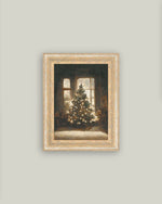 7x9 Glowing Christmas Tree Framed Art