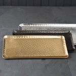 Gold Hammered Rectangular Tray