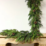 6' Real Touch Regal Juniper & Spruce Garland