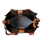 Cameran 3-in-1 Boxy Crossbody Bag & Satchel - Burnt Orange
