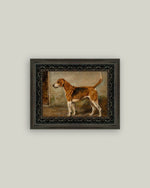 5x7 Fox Hound Framed Art