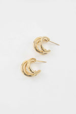 Basic Three's Huggie Hoop Earrings