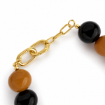 Beaded Gumball Statement Necklace - Royal Navy