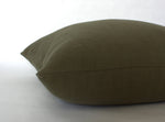 14x20 Dark Olive Pillow Cover