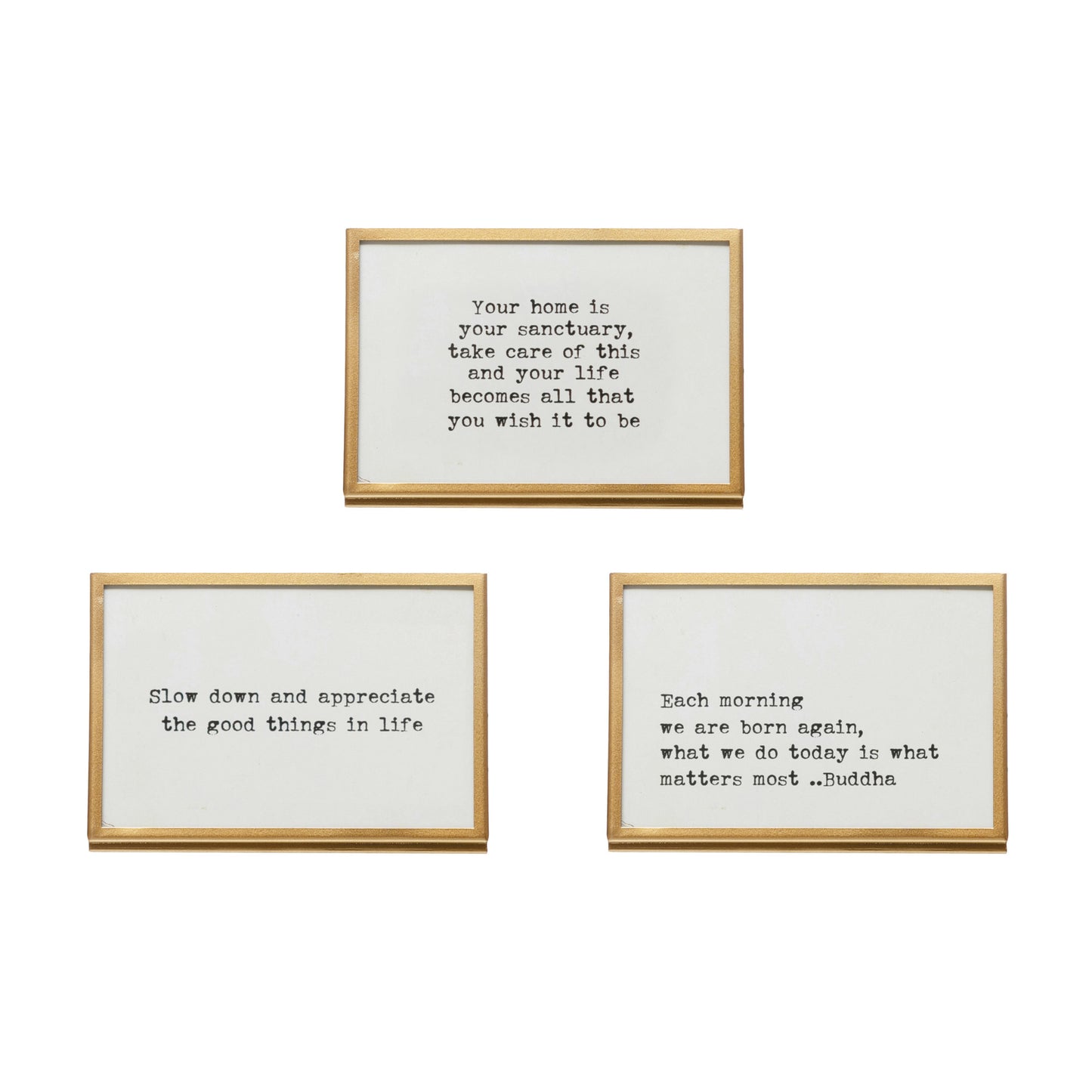 Frame with Easel and Saying