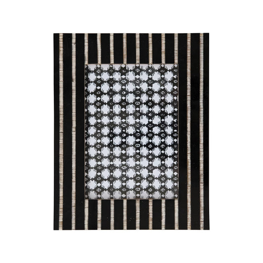 Resin Photo Frame with Stripes