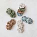 Cotton Crochet Coasters, Set of 4