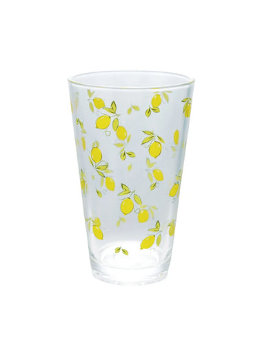 Drinking Glass with Lemons