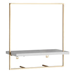 Brass Wall Shelves