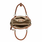 Zana Straw Satchel/Crossbody Bag - Natural Tan
