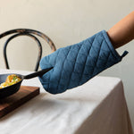 Stonewash Oven Mitt - Midnight Blue