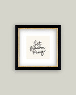 8x8 Let Freedom Ring Framed Art