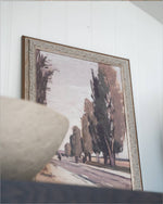 5x7 European Tree Lane Framed Art