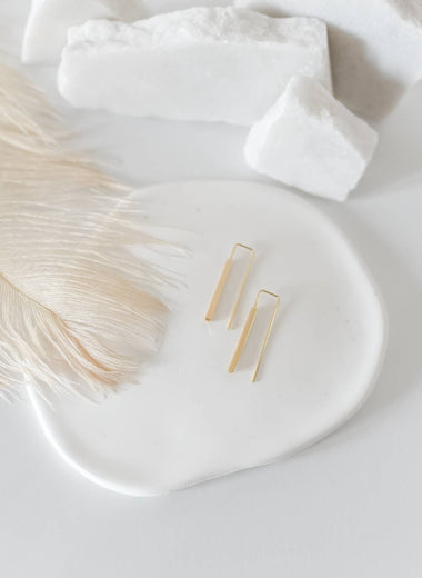 The Ellie gold plated earrings