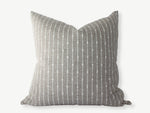 20x20 Cream Neutral Striped Pillow Cover