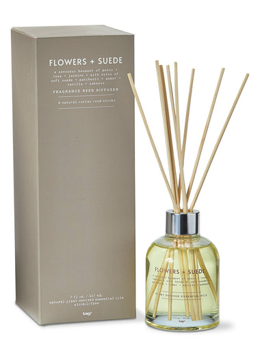 Flowers + Suede Reed Diffuser