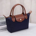 Britney Nylon Double Handle Crossbody Bag - Navy