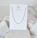 Ashtyn Pearl Beaded Chain Necklace
