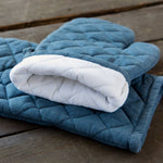 Stonewash Oven Mitt - Midnight Blue