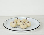 Mini Velvet Pumpkin Bag of 6 - Beige