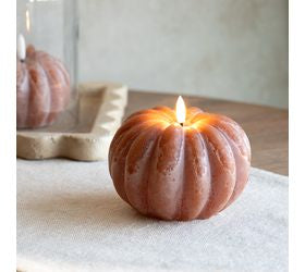 5" LED Pumpkin Candle