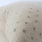 22x22 Odette Neutral Ivory Dotted Pillow Cover