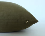 22x22 Dark Olive Pillow Cover