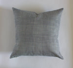 18x18 Blue Gingham Pillow Cover