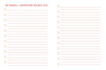 Bucket List Journal