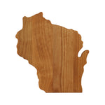 Wisconsin Shaped Cheese Serving Board