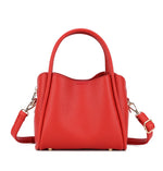 Clara 3 Compartment Satchel/Crossbody Bag - Red