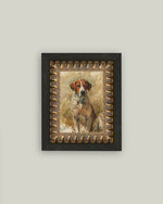 5x7 Study of a Hound Framed Art