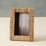 4x6 Woven Rattan Photo Frame