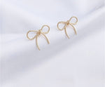 Lela Bow Stud Earrings