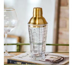 Glass Shaker w/ Drink Recipes
