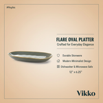 Flare Oval Platter - Green